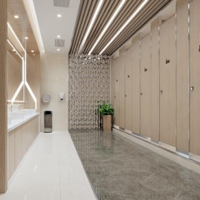 现代公共卫生间3D模型下载